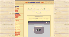 Desktop Screenshot of katzenzucht-web.de