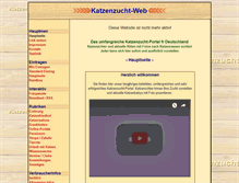 Tablet Screenshot of katzenzucht-web.de